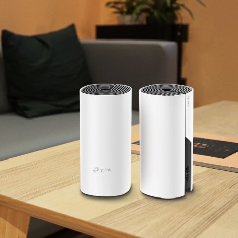 Deco M4 (2 pack) AC1200 Whole Home Mesh Wi-Fi System Router tp-link