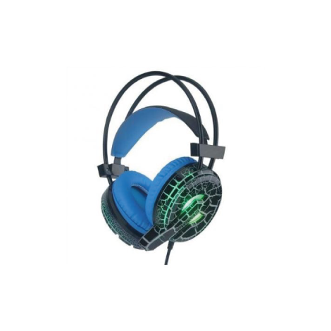Gaming Headset With Microphone H6 RGB Crack - Black