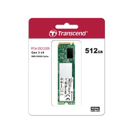 Transcend 512GB 220S NVMe M.2 2280 PCIe Gen3 X4 Internal SSD