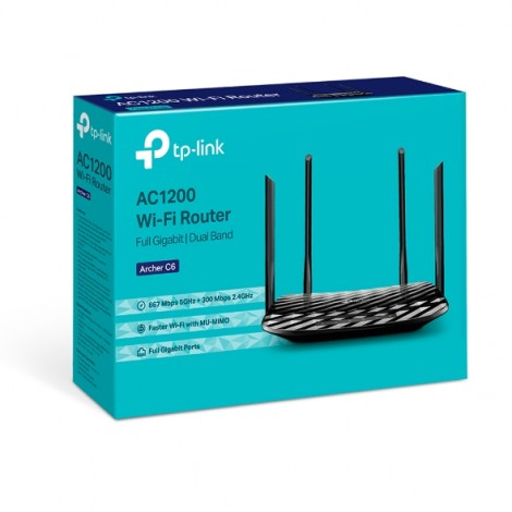TP-Link ArcherC6  v2 AC1200 mbps Gigabit Router