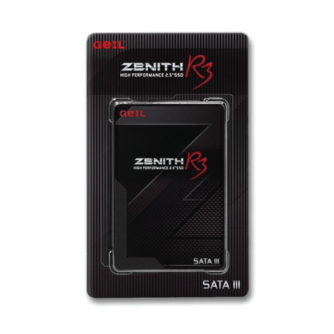 GEIL 480GB Zenith R3 SATA III 2.5 Inch SSD Black