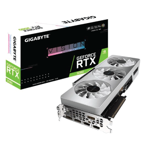 Gigabyte GeForce RTX 3080 Vision OC 10GB GDDR6X Graphics Card