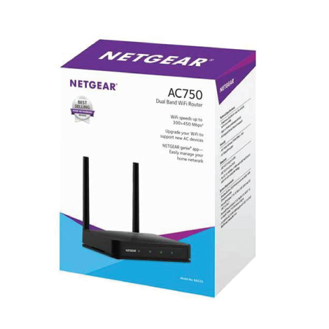 NETGEAR R6020 WIRELESS AC750 MBPS DUAL BAND ROUTER