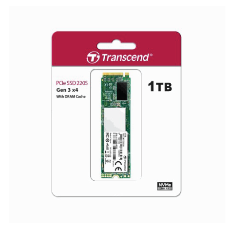 Transcend 1TB 220S NVMe M.2 2280 PCIe Gen3 X4 Internal SSD