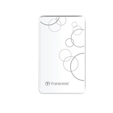 Transcend 1TB StoreJet A3 Portable (HDD) White