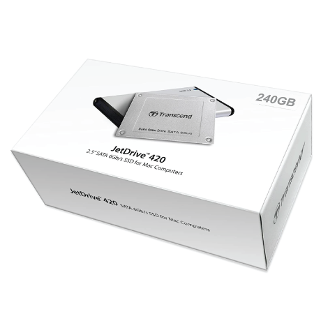 Transcend 480GB 2.5-Inch JetDrive 420 SATA III 6Gb/S For Mac SSD