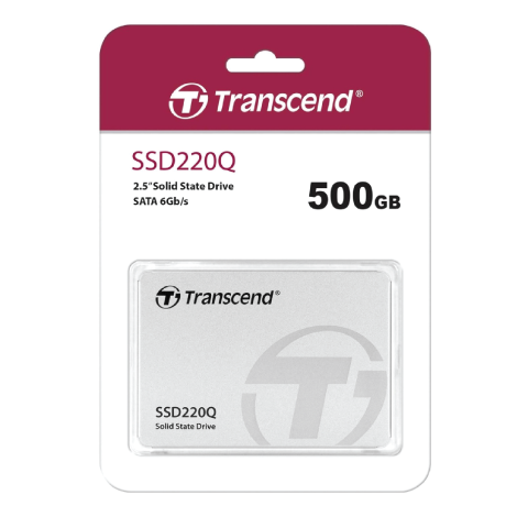 Transcend 500GB 220Q SATA III 2.5 Inch Internal SSD